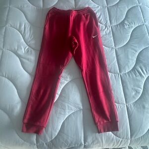 Nike Red Sweatpants Size M